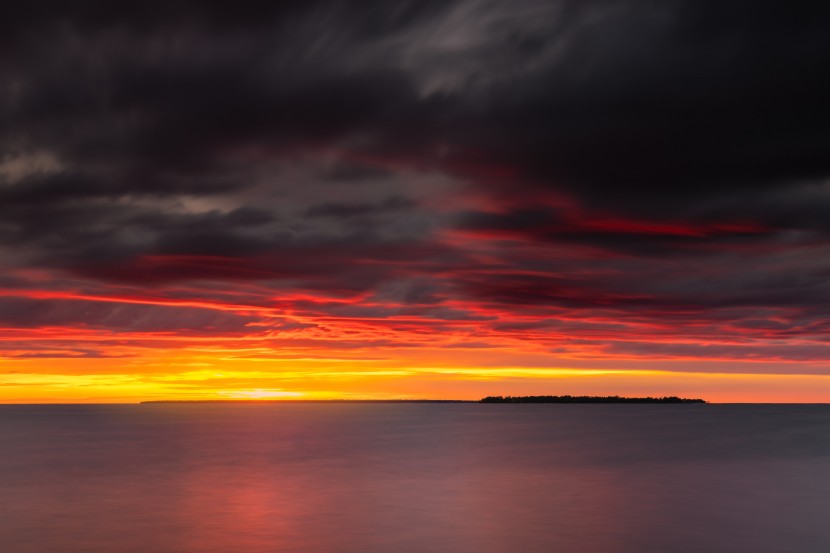 唯美的夕陽風(fēng)景圖片