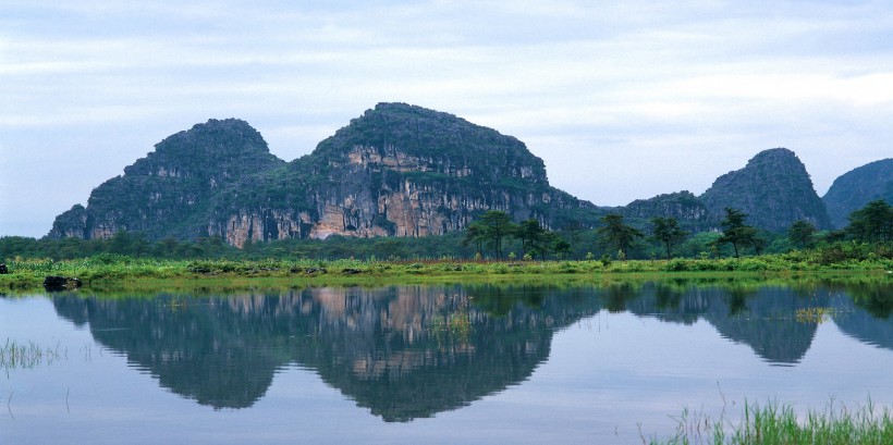 湖光山色图片