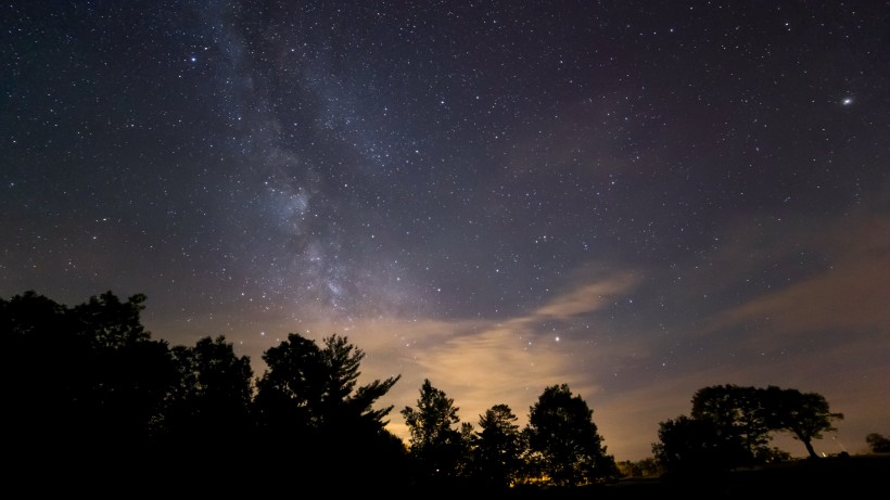 浩瀚的星空风景图片