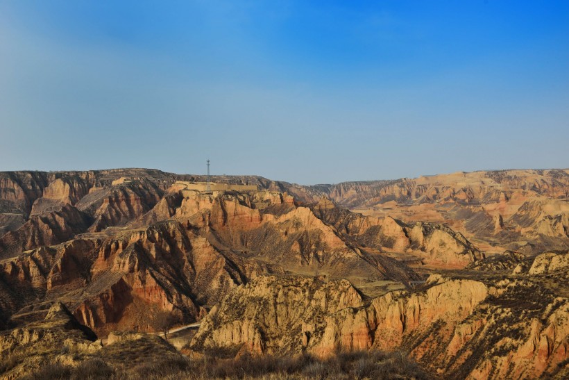 黄土高原风景图片