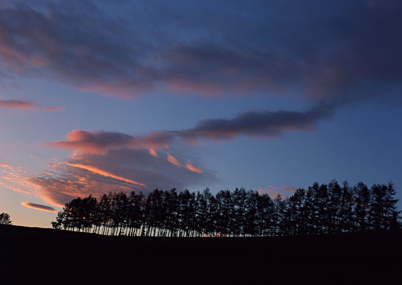 絢麗夕陽景色圖片