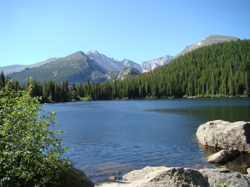 秀美的山川湖泊风景图片