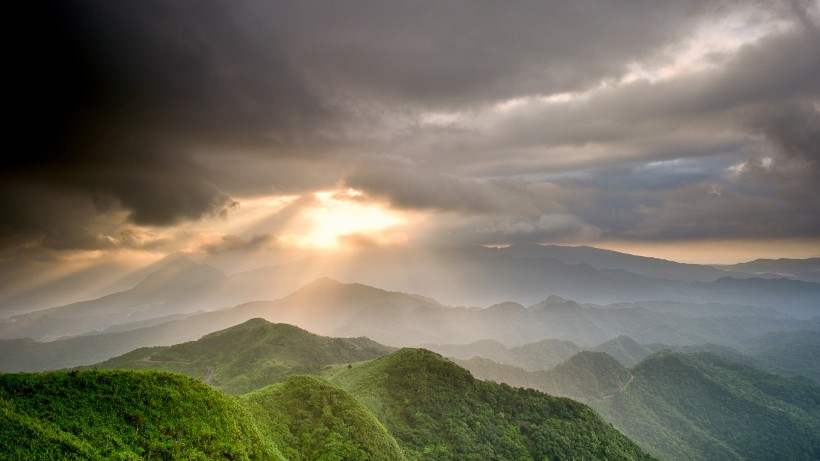 乡村自然风光图片