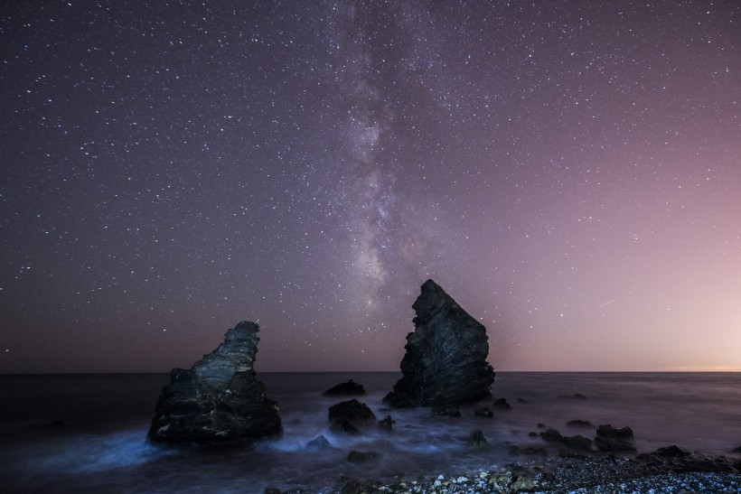 闪亮耀眼的星空风景图片