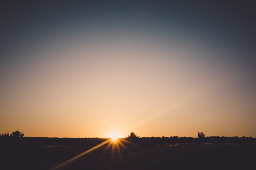 美丽的夕阳景色图片