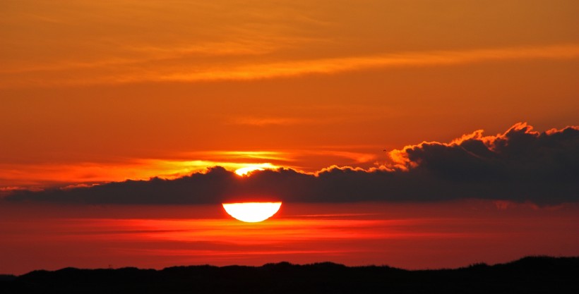 唯美的夕阳晚霞风景图片