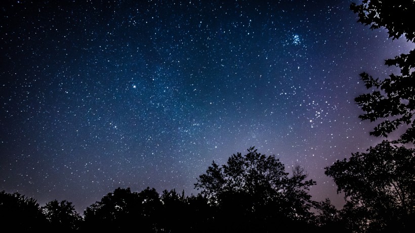 浩瀚的星空风景图片