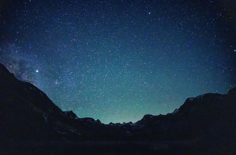 浩瀚唯美的星空風景圖片