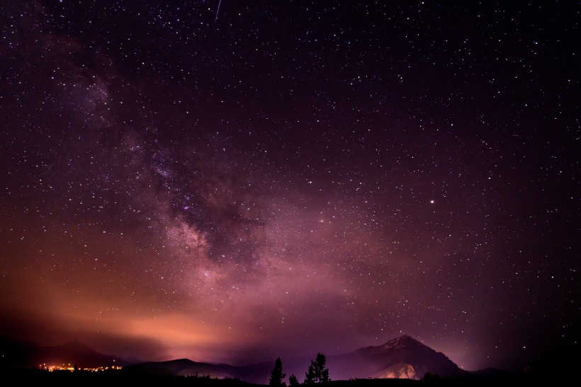 璀璨唯美的星空风景图片