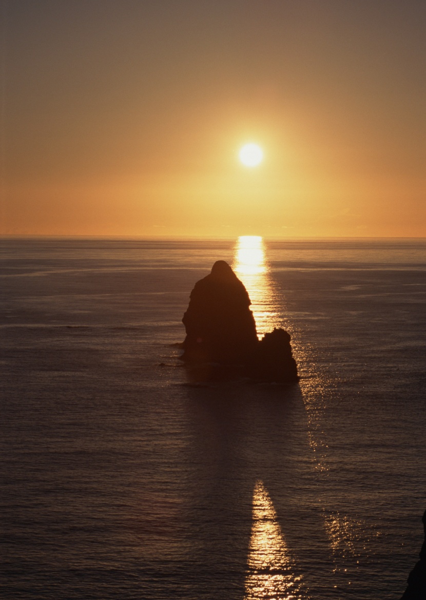 日落夕阳图片