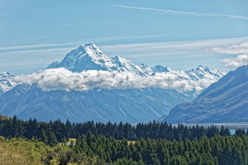 新西兰库克山自然风景图片