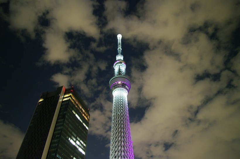 日本東京晴空塔建筑風(fēng)景圖片