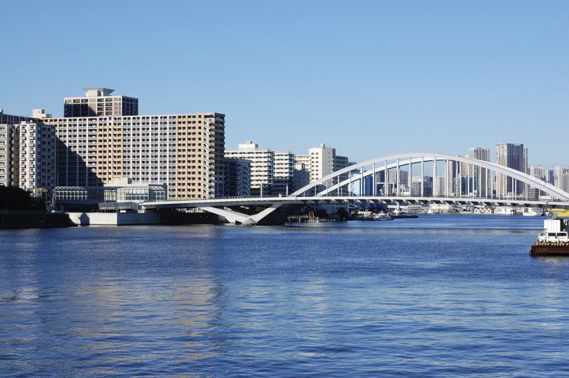 日本东京银座建筑风景图片