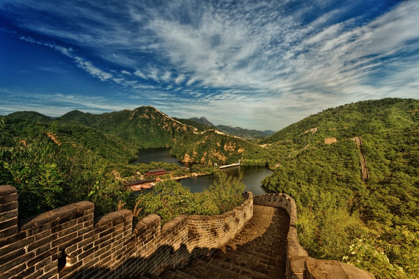 中国古代最伟大的建筑壮观的长城风景图片