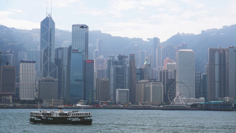 繁华热闹的香港风景图片图片