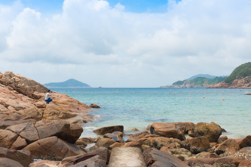 香港海滨风景图片