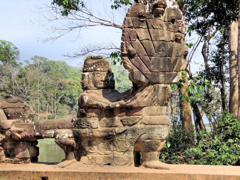 柬埔寨巴戎寺建筑风景图片