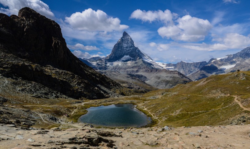 瑞士马特洪峰自然风景图片