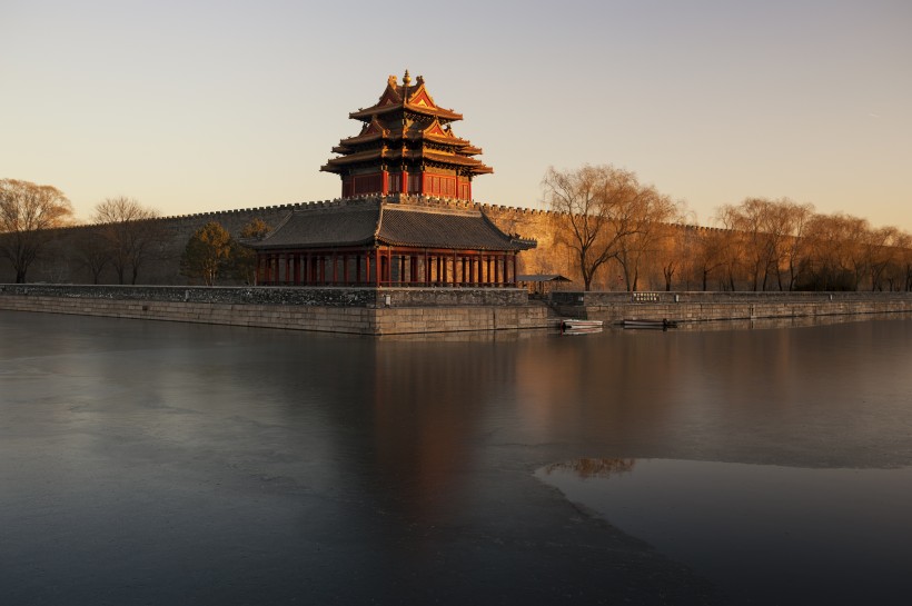 北京紫禁城角楼建筑风景图片