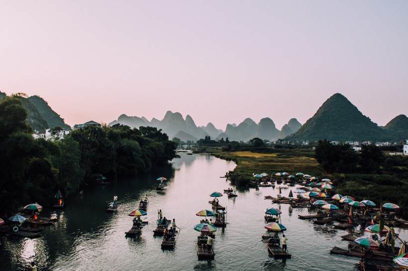 美丽的广西桂林山水风景图片