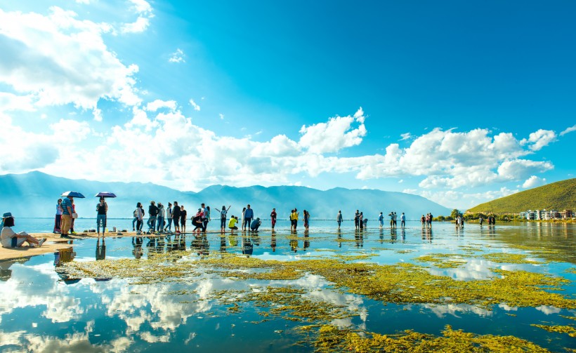 云南大理洱海自然風(fēng)景圖片