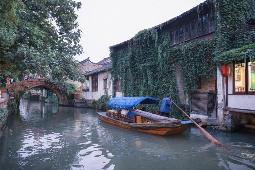 江苏周庄人文风景图片