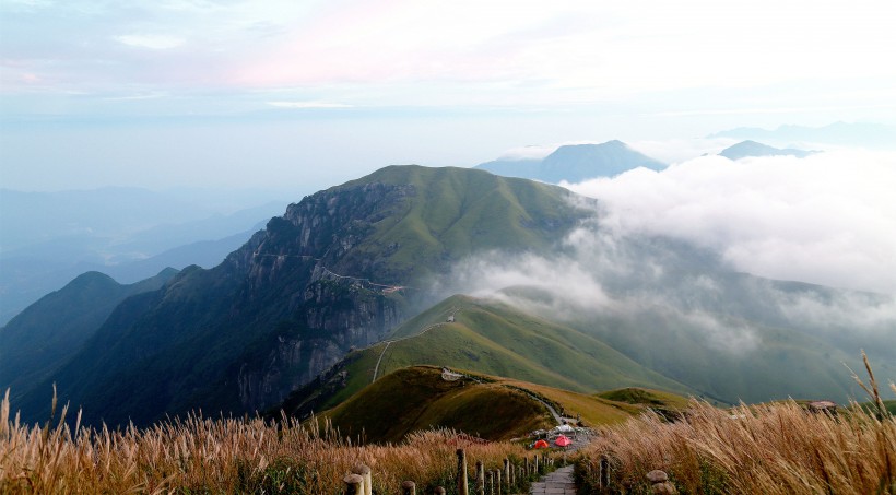 江西武功山云海自然風(fēng)景圖片