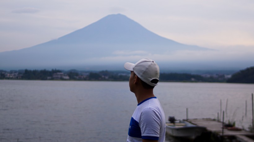 日本富士山优美风景图片