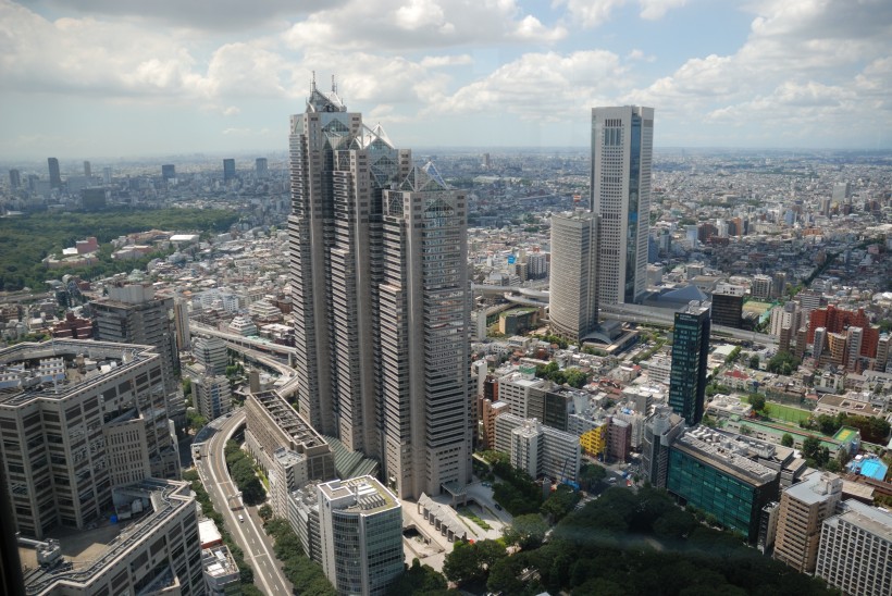 日本东京现代建筑风景图片