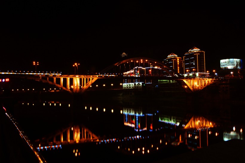 唯美的城市夜景风景图片