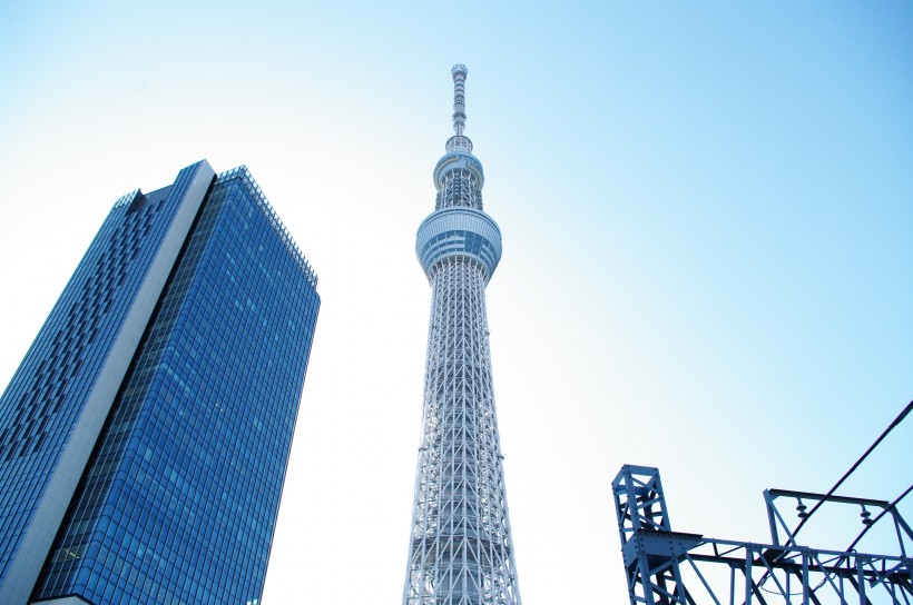 日本東京晴空塔建筑風(fēng)景圖片