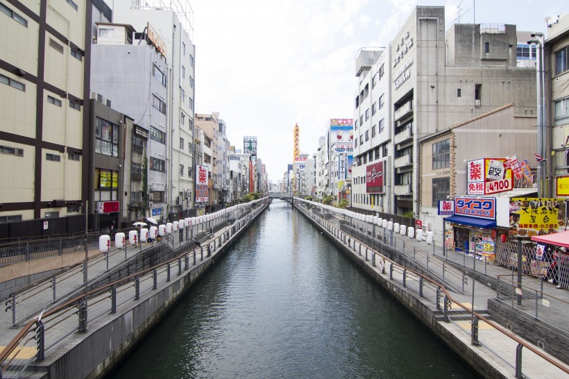 日本大阪建筑風(fēng)景圖片