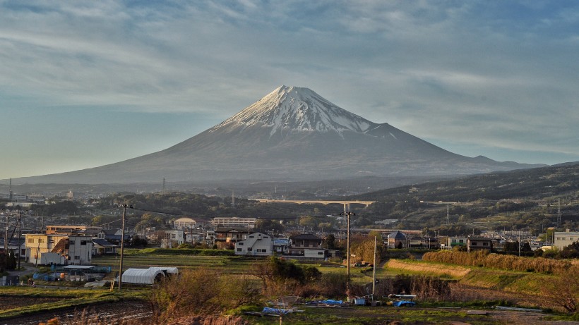 日本富士山图片