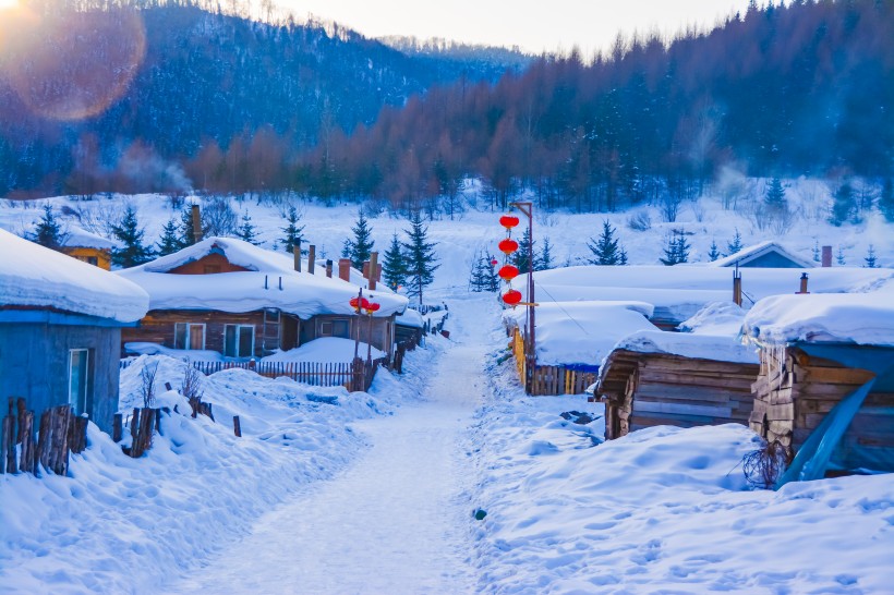 黑龍江雪鄉(xiāng)自然風(fēng)景圖片