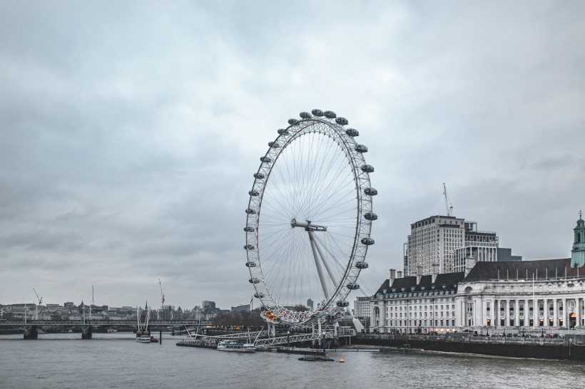 英国伦敦地标--伦敦眼图片