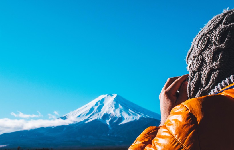 日本富士山优美风景图片