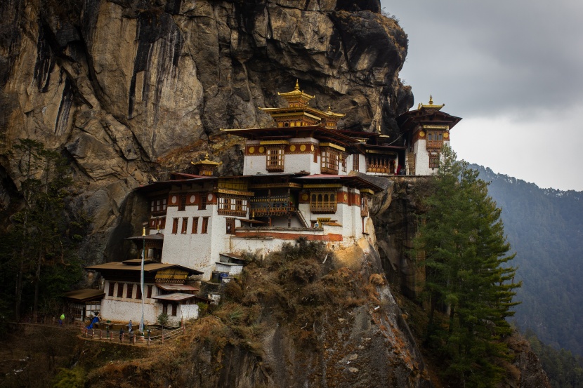 不丹虎穴寺建筑风景图片