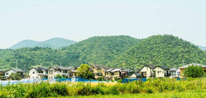 日本岚山风景图片