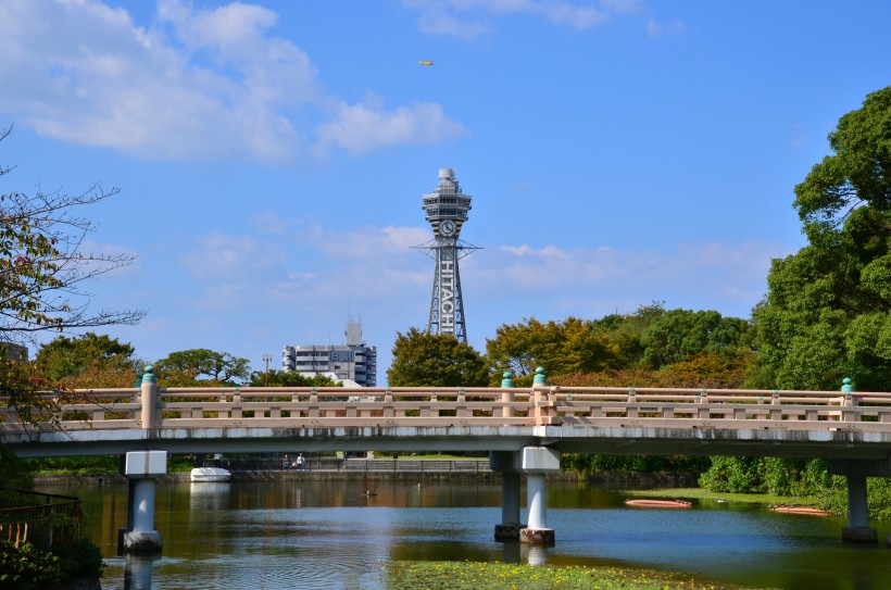 日本大阪市通天阁图片