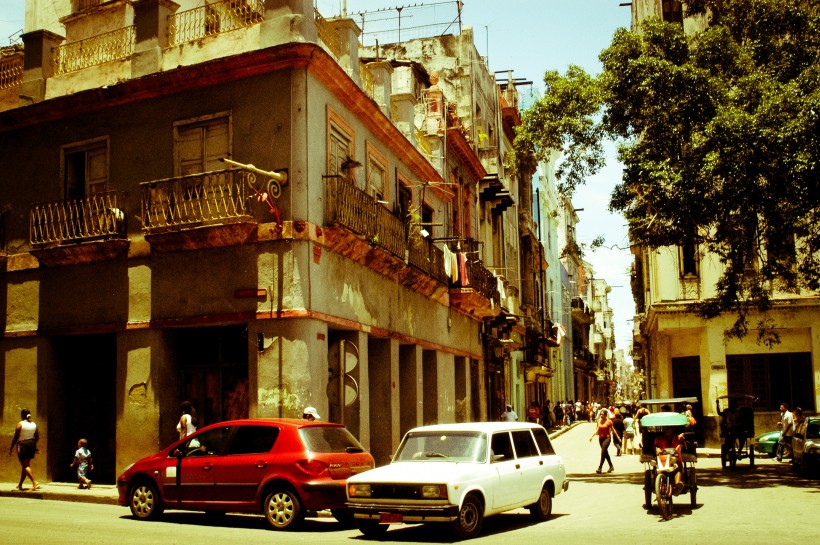 古巴首都哈瓦那建筑风景图片