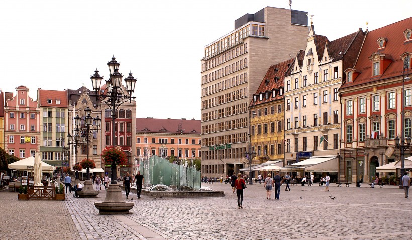 波兰弗罗茨瓦夫建筑风景图片