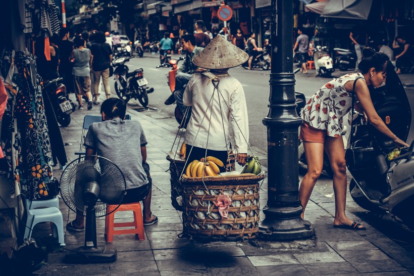 朴素的越南人的生活图片