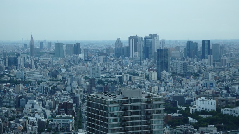 日本东京银座建筑风景图片