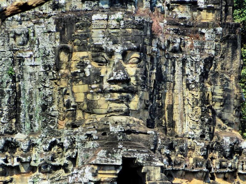 柬埔寨巴戎寺建筑风景图片