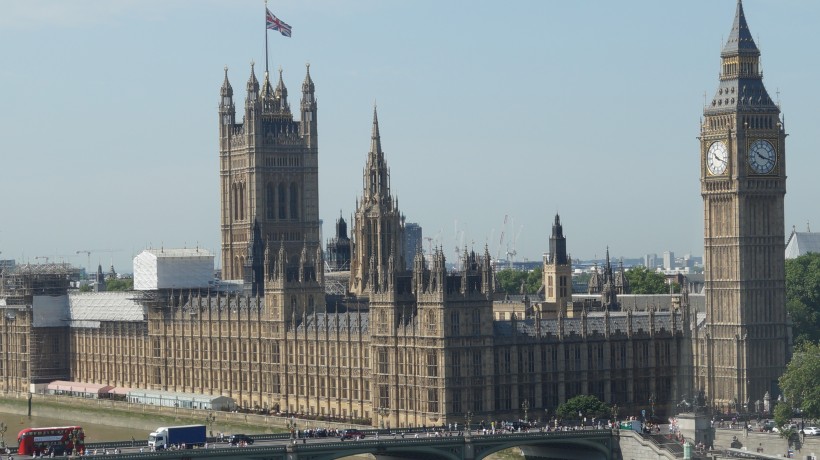 英国伦敦地标大本钟建筑风景图片