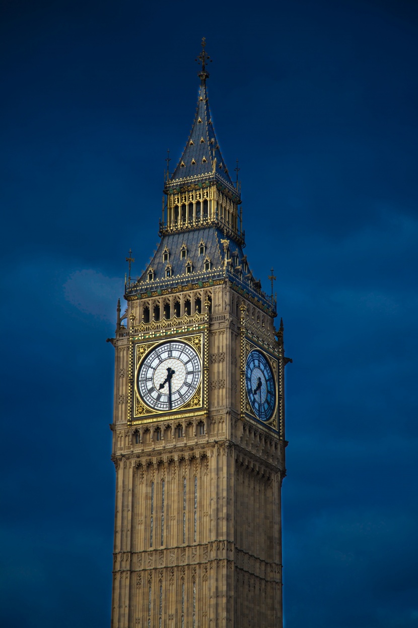 英国伦敦的大本钟图片