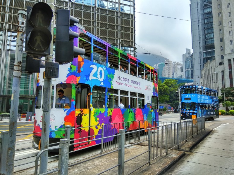 繁华热闹的香港风景图片图片