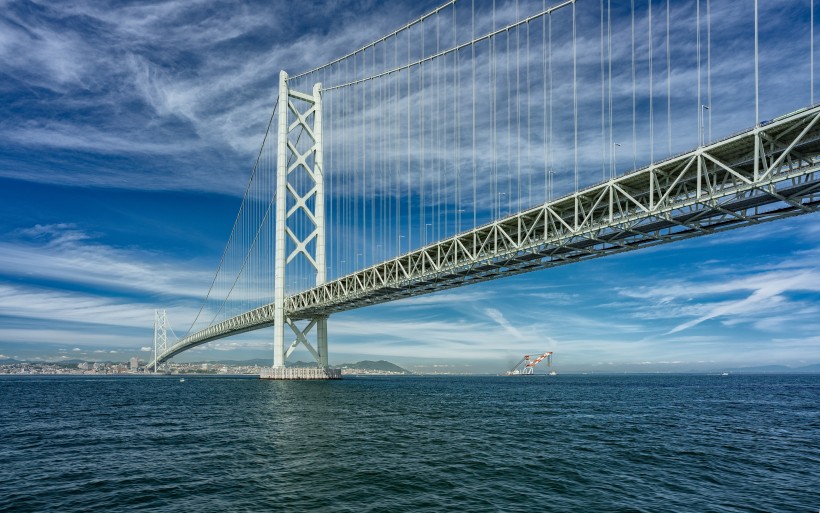 日本濑户大桥建筑风景图片