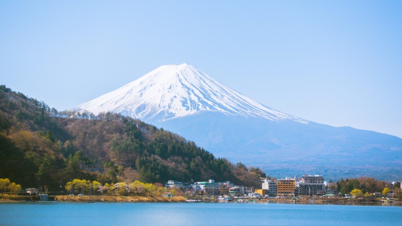 日本富士山自然风景图片