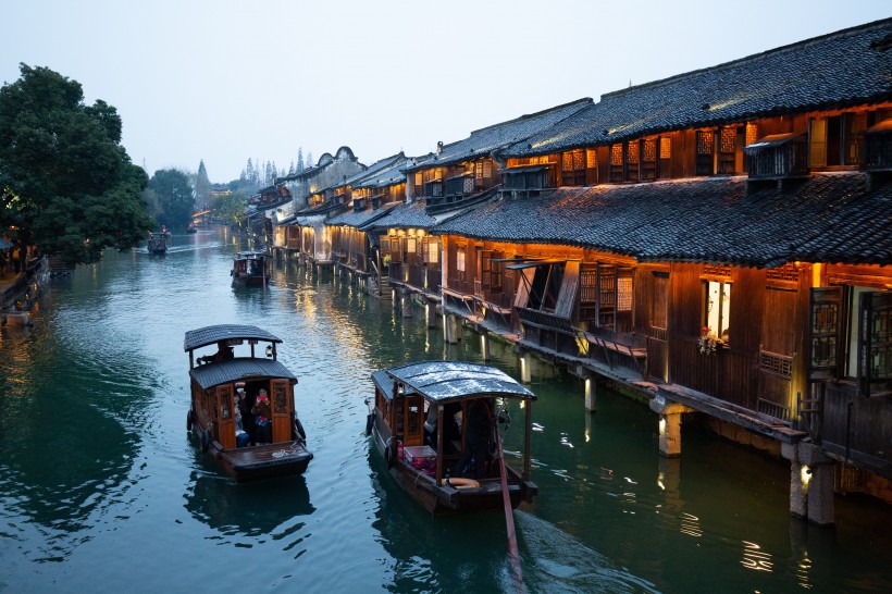 浙江乌镇风景图片